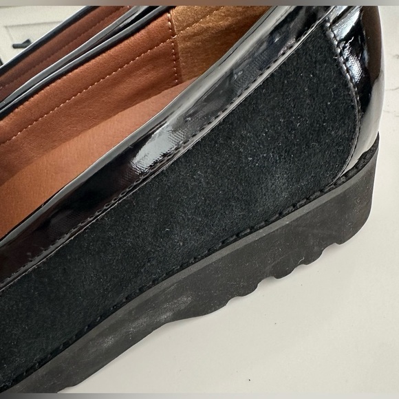 Donald Pliner Clio Leather loafers shiny patent with croc design fit 8.5 to 9 - Picture 7 of 8